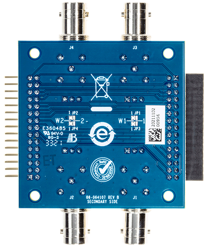 AD-M2KBNC-EBZ Evaluation Board - Bottom View