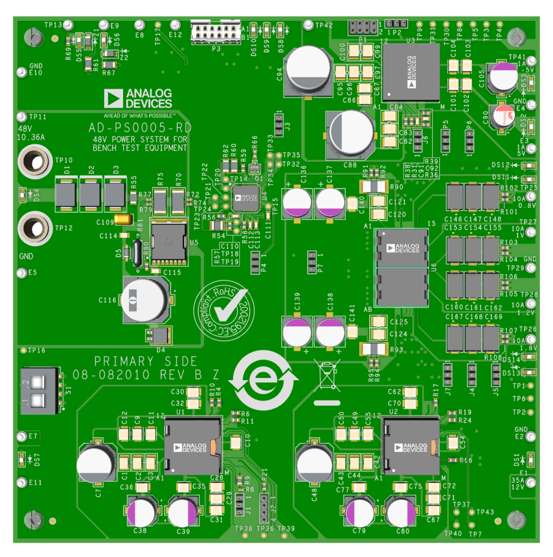 AD-PS0005-RD Evaluation Board Top View