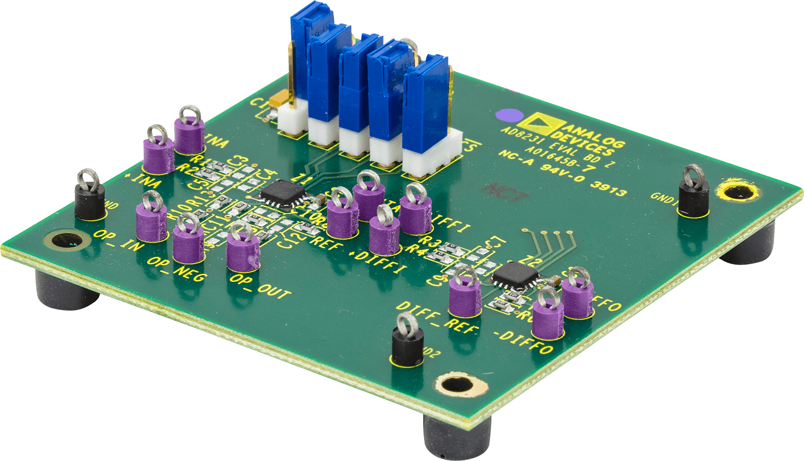 AD8231 evaluation board (angle)