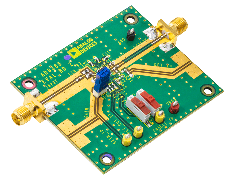 AD8368 Evaluation Board - Angle View