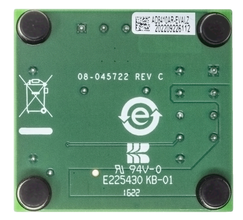 AD8410AR-EVALZ Evaluation Board - Bottom View