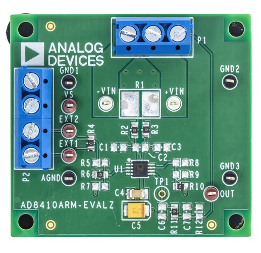 EVAL-AD8410ARM-10 Board Photo Top View