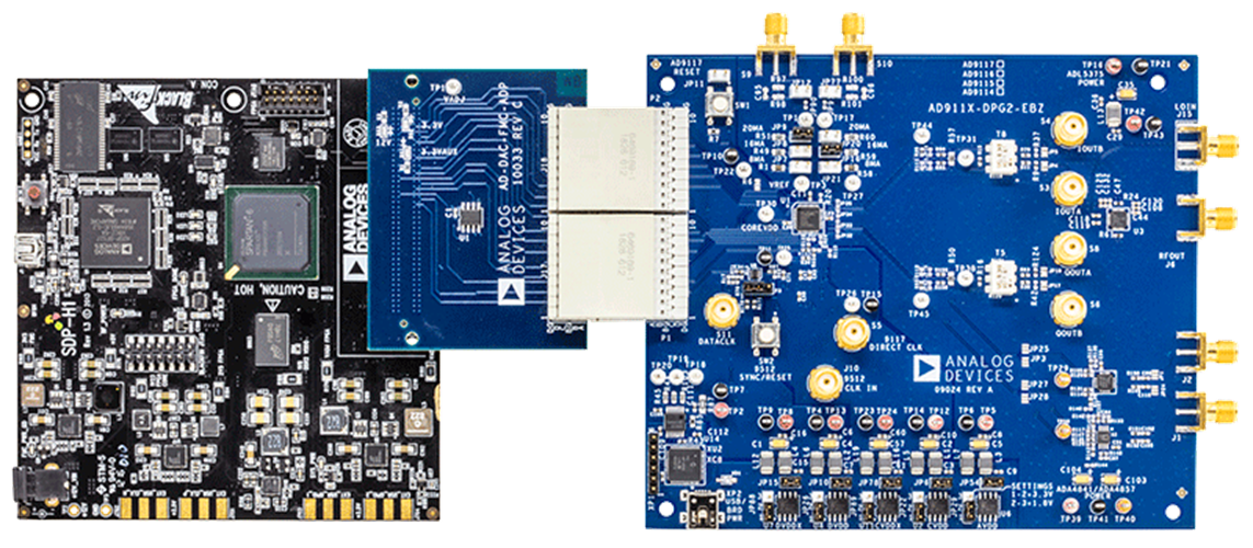 AD911x Evaluation Board Kit - Top View