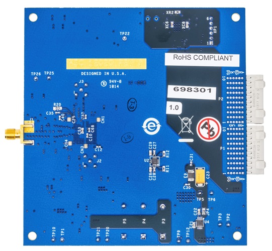 EVAL-AD9129 Back View