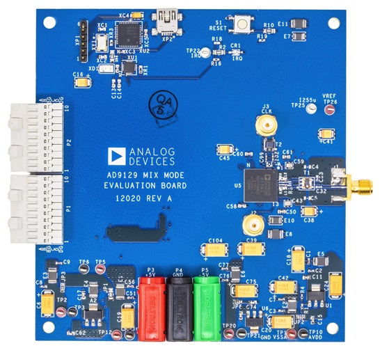 EVAL-AD9129 Top View