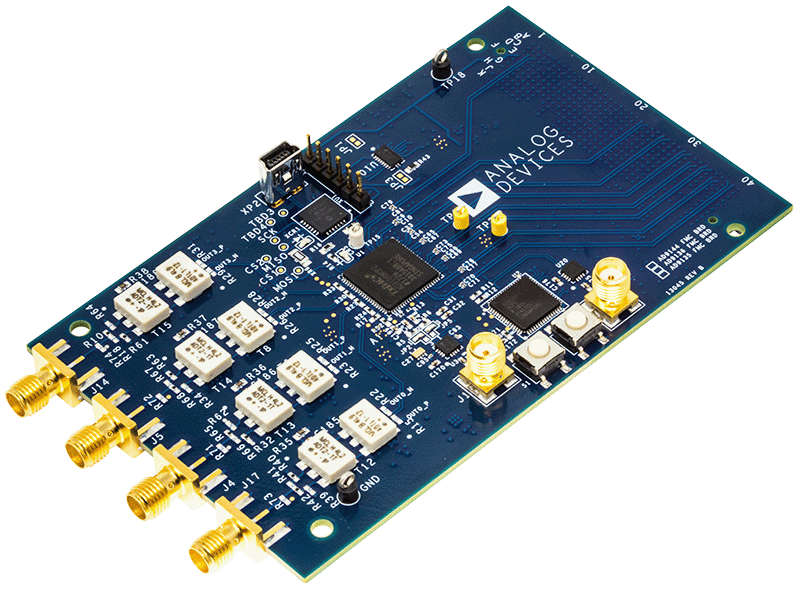 AD9136-FMC-EBZ Evaluation Board - Angle View