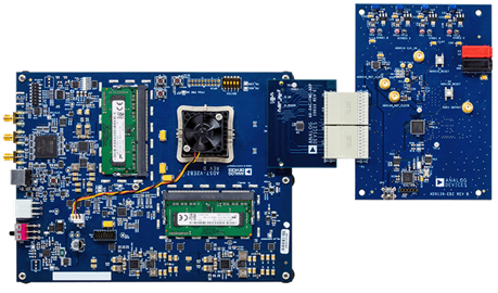 AD9139-EBZ Kit with ADS7-V2EBZ - Top View