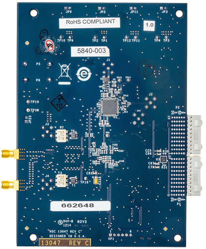 AD9142A-M5372-EBZ Evaluation Board - Bottom View