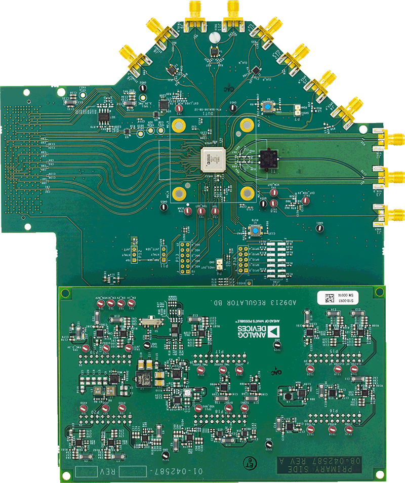 AD9213-6GEBZ Evaluation Board - Top View