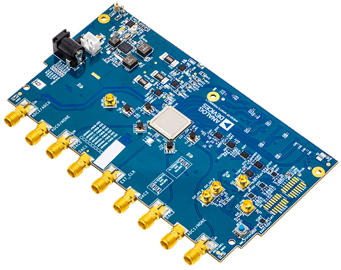 AD998x Evaluation Board - Angle View