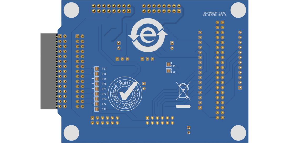 ADALM-LSMSPG Evaluation Board Bottom View