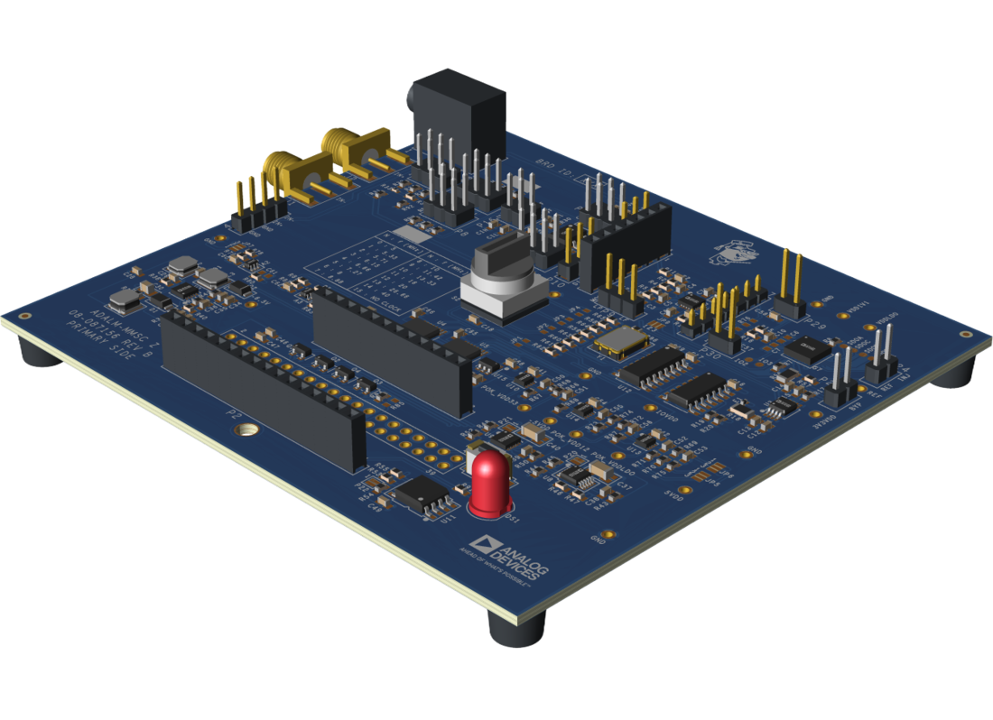 ADALM-MMSC Evaluation Board Angle View