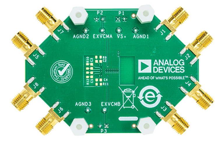 ADAQ8088 Evaluation Board - Bottom View