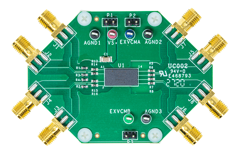 ADAQ8088 Evaluation Board - Top View