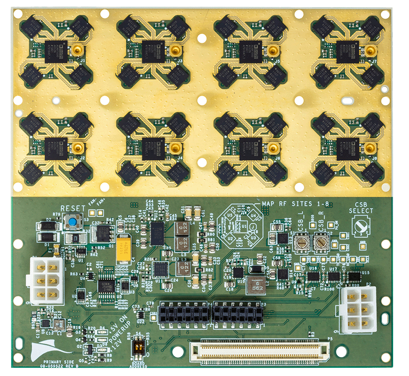 ADAR1000EVAL1Z Evaluation Board - Top View