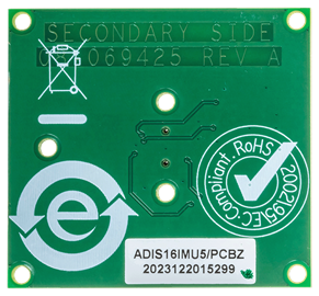 EVAL-ADIS16IMU5 Board Photo Bottom View