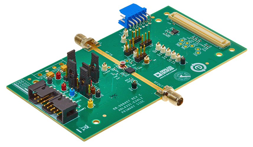 ADL6331-EVALZ Board Photo Angle View