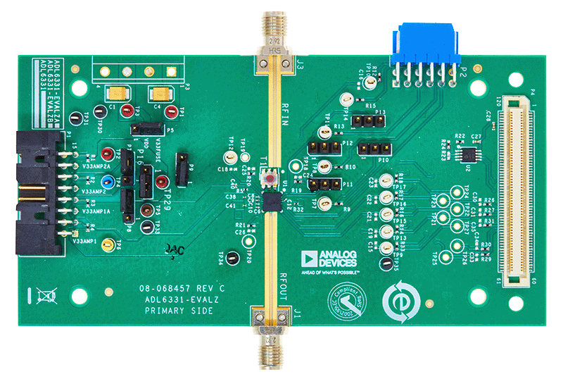 ADL6331-EVALZ Board Photo Top View