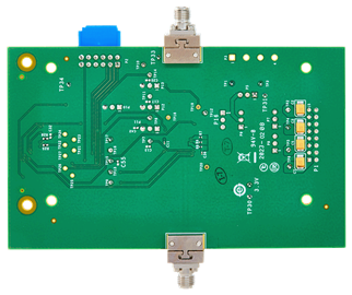 EVAL-ADL6332 Board Photo Bottom View