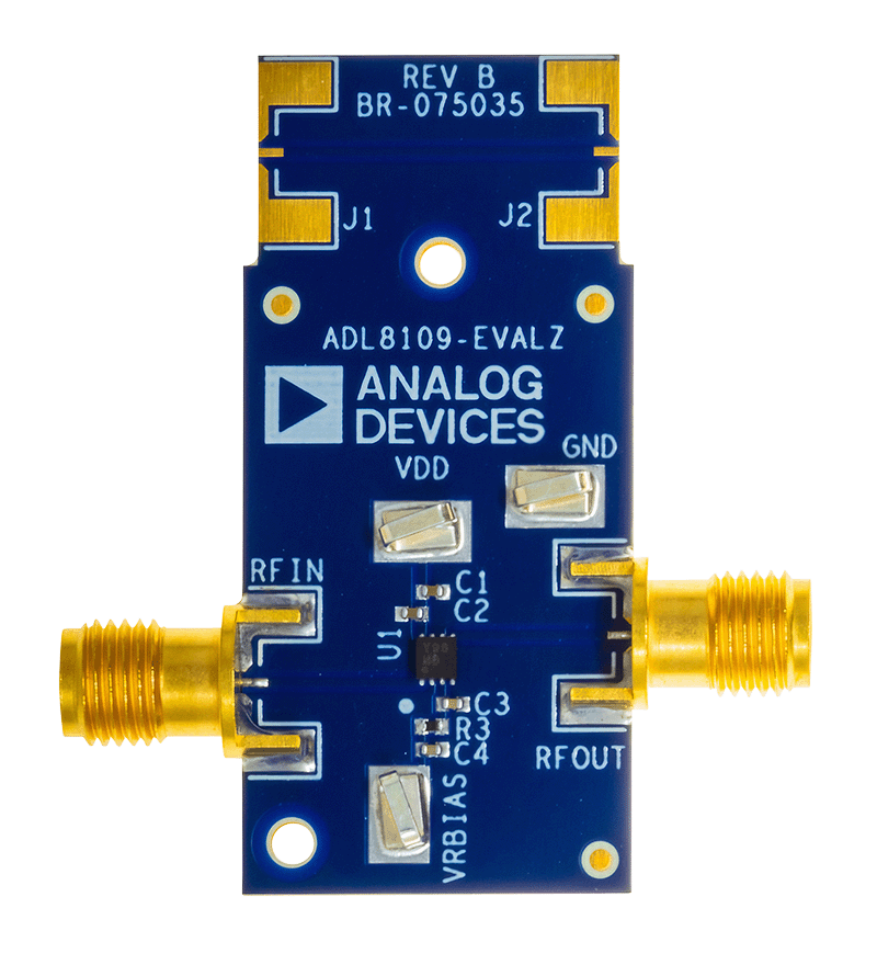 EVAL-ADL8109 Board Photo Top View