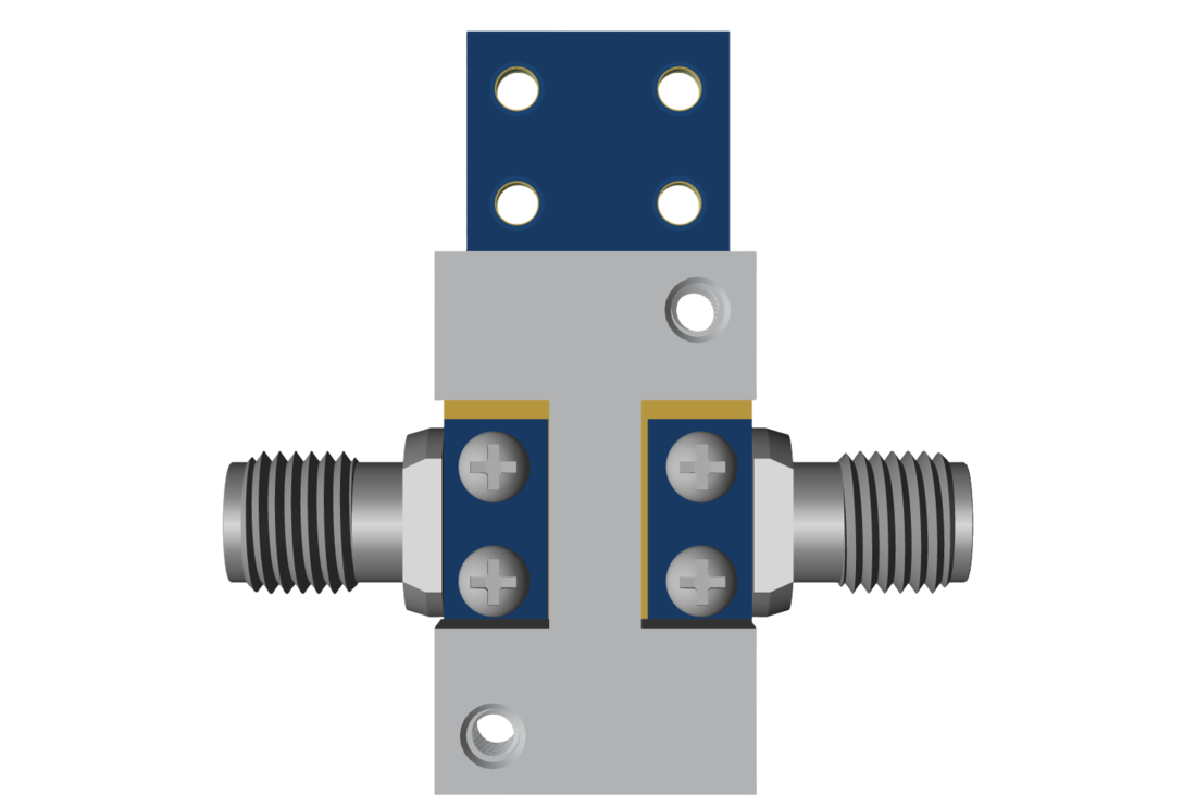 EVAL-ADL8201 Evaluation Board Bottom View