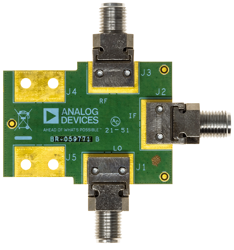 ADMV1530 Evaluation Board - Top
