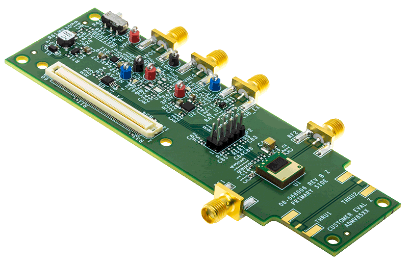 EVAL-ADMV8502 Board Photo Angle View