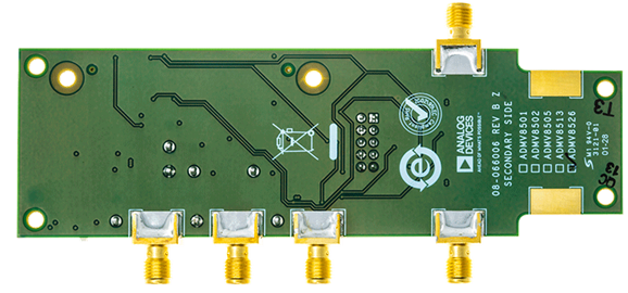 ADMV8526 Evaluation Board - Bottom View