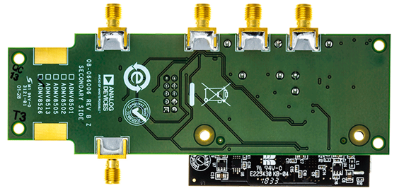 ADMV8526 Evaluation Board Kit - Bottom View