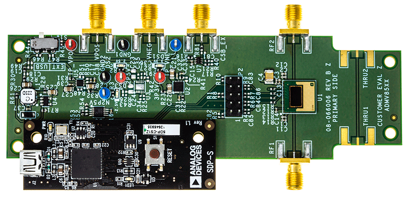 ADMV8526 Evaluation Board Kit - Top View