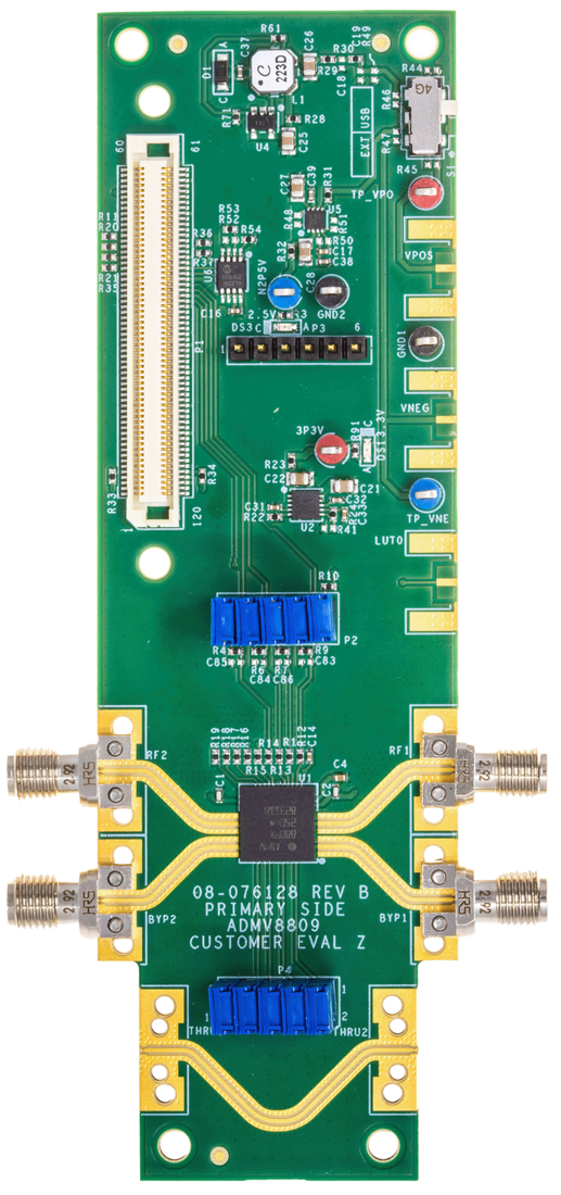 EVAL-ADMV8809 Board Photo Top View