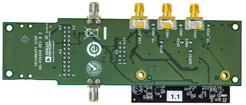 ADMV8913 Evaluation Board - Bottom View
