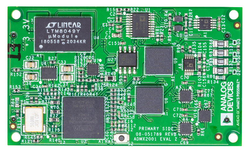 ADMX2001 Evaluation Board - Top View