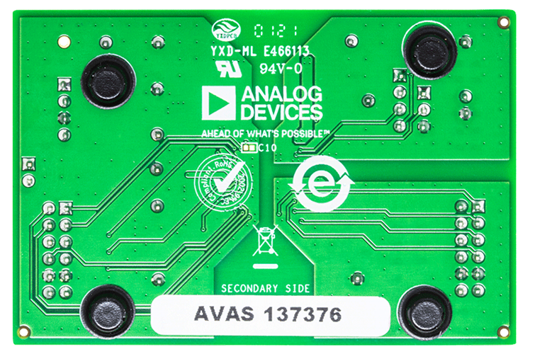 ADP1034CP-1-EVALZ Evaluation Board - Bottom View