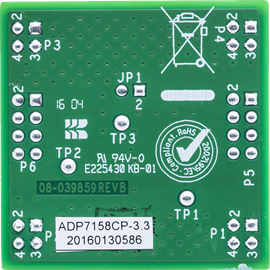 ADP7158CP-3.3 EVALZ - Bottom View