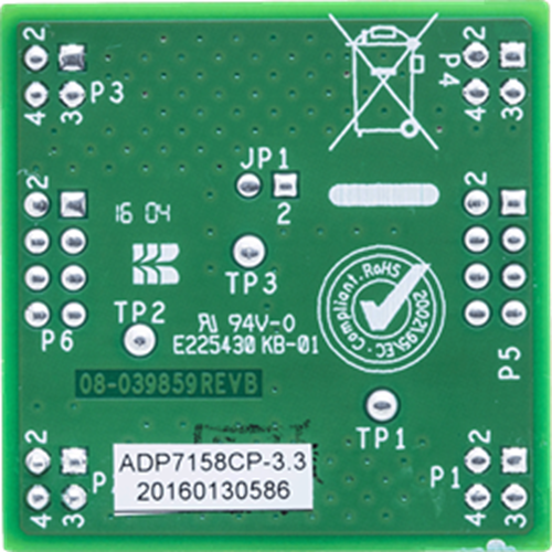 ADP7158CP-3.3 EVALZ - Bottom View
