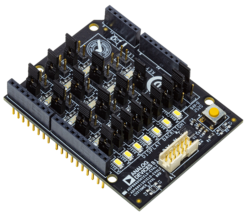 ADP8861SHIELD Evaluation Board - Angle View