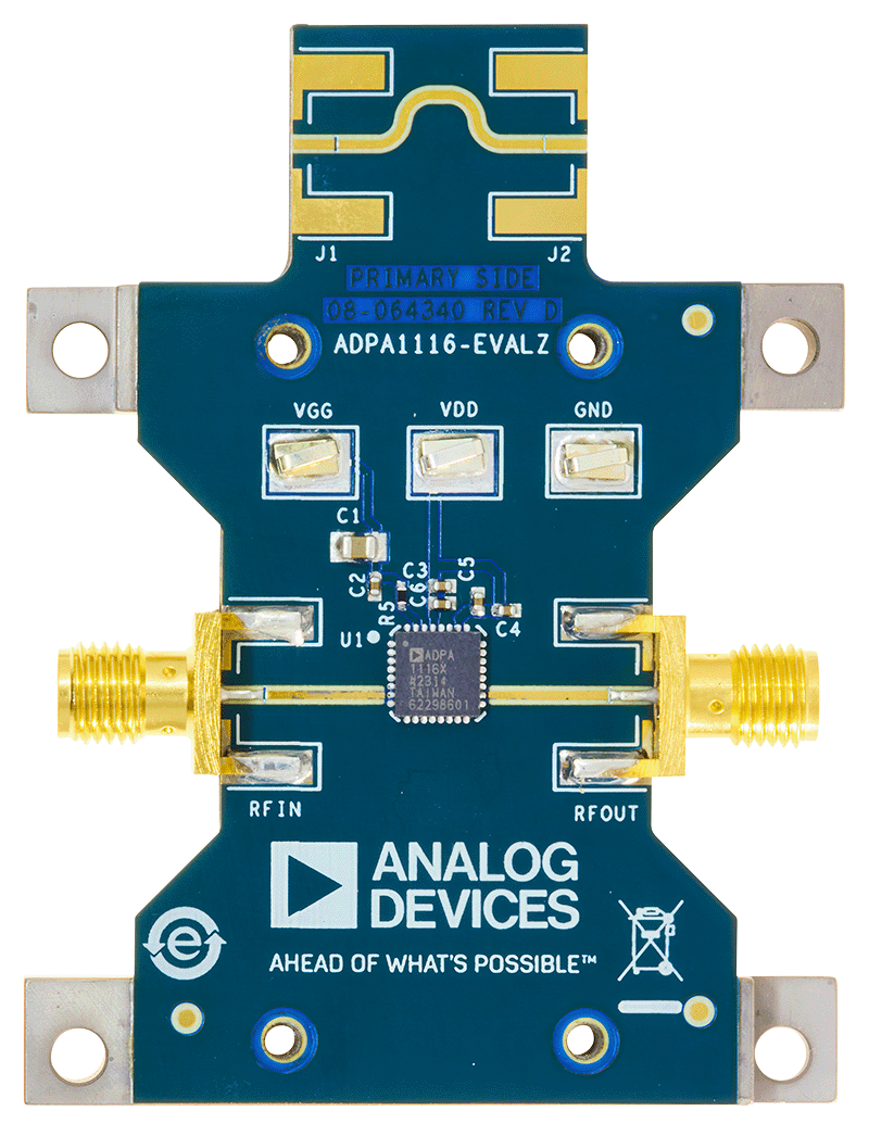 EVAL-ADPA1116 Board Photo Top View