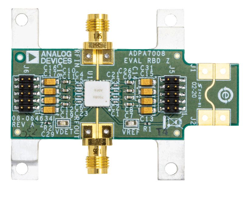 ADPA7008 Evaluation Board - Top