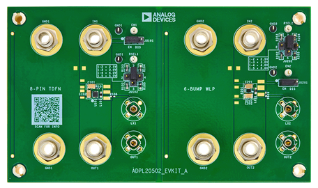 ADPL20502EVKIT Board Photo Top View