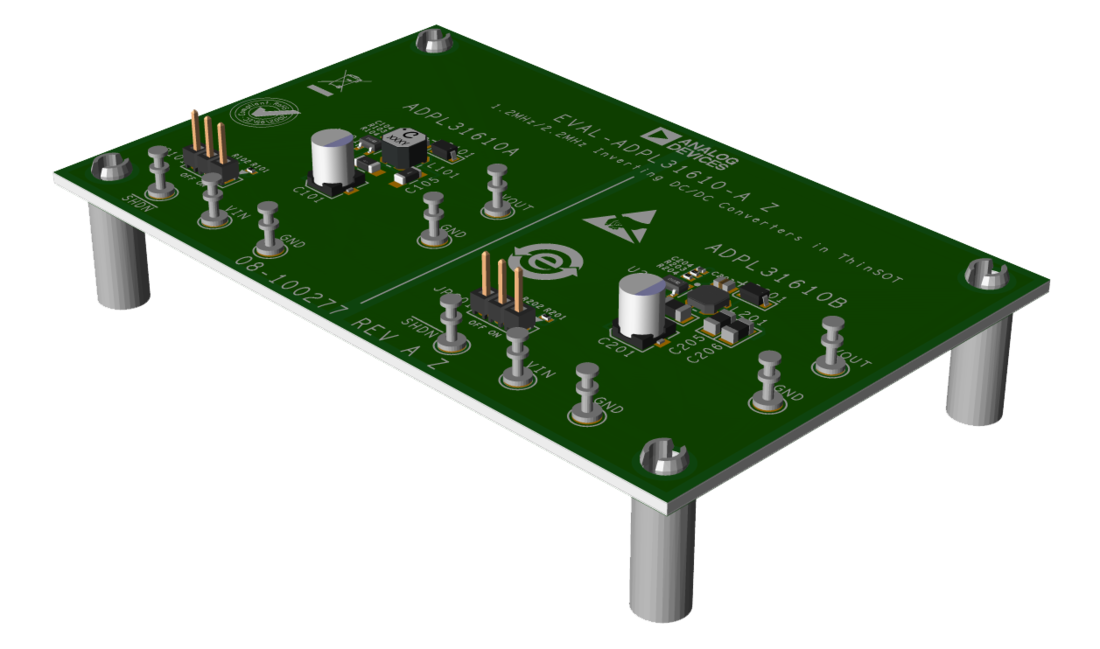 EVAL-ADPL31610-AZ Evaluation Board Angle View