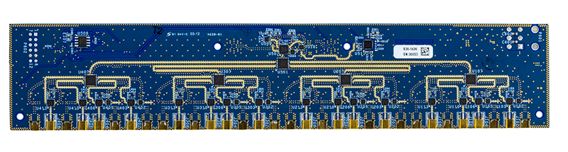 ADQUADMXFE-CAL Evaluation Board - Bottom View