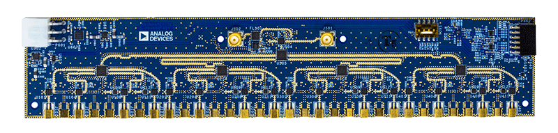 ADQUADMXFE-CAL Evaluation Board - Top View
