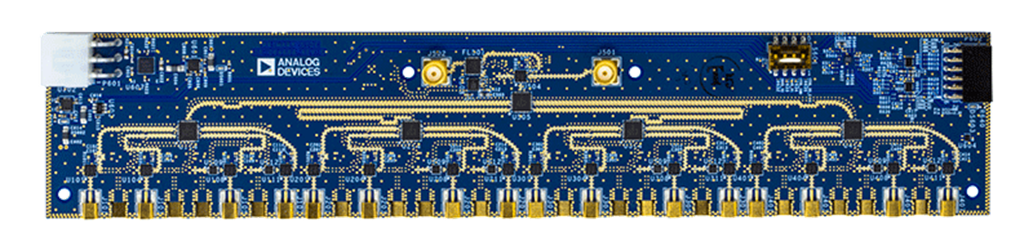 ADQUADMXFE-CAL Evaluation Board - Top View