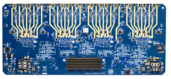 ADQUADMXFE1EBZ Evaluation Board - Bottom View