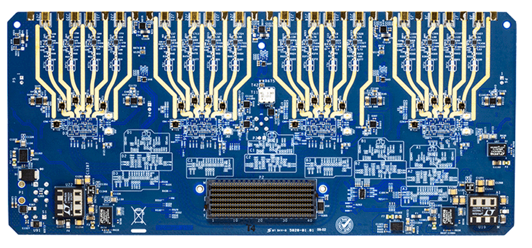 ADQUADMXFE1EBZ Evaluation Board - Bottom View
