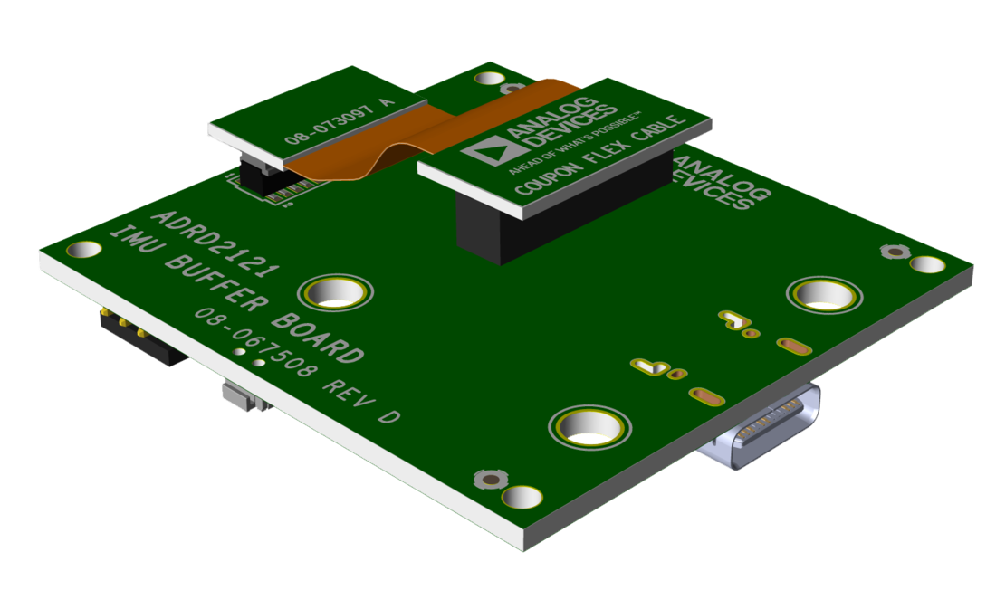 ADRD2121 EBZ EVAL BOARD top angle photo