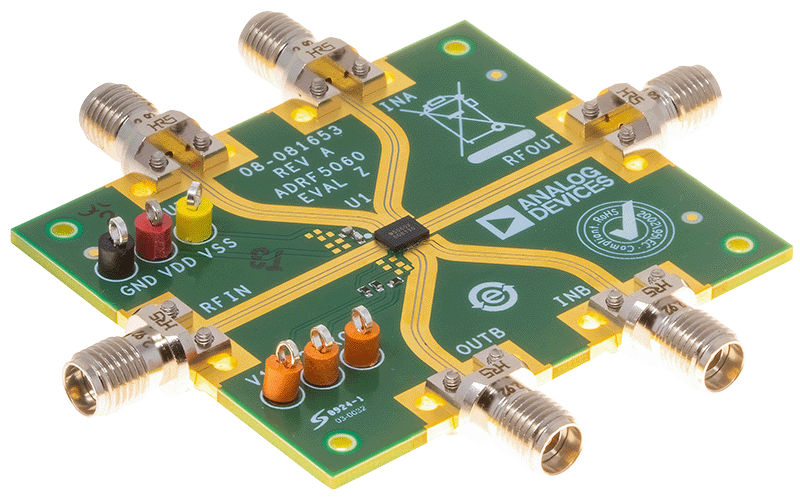 EVAL-ADRF5060 Board Photo Angle View