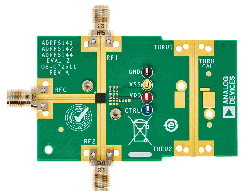 EVAL-ADRF5142 Board Photo Top View