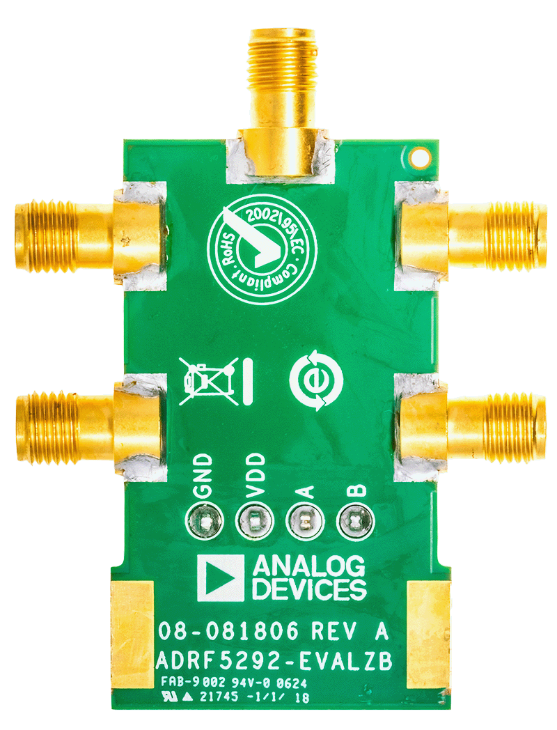 EVAL-ADRF5292 Board Photo Bottom View
